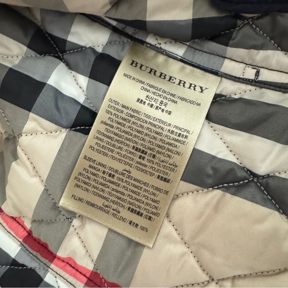 Burberry Baughton Quilted Navy Jacket - Picture 12 of 13